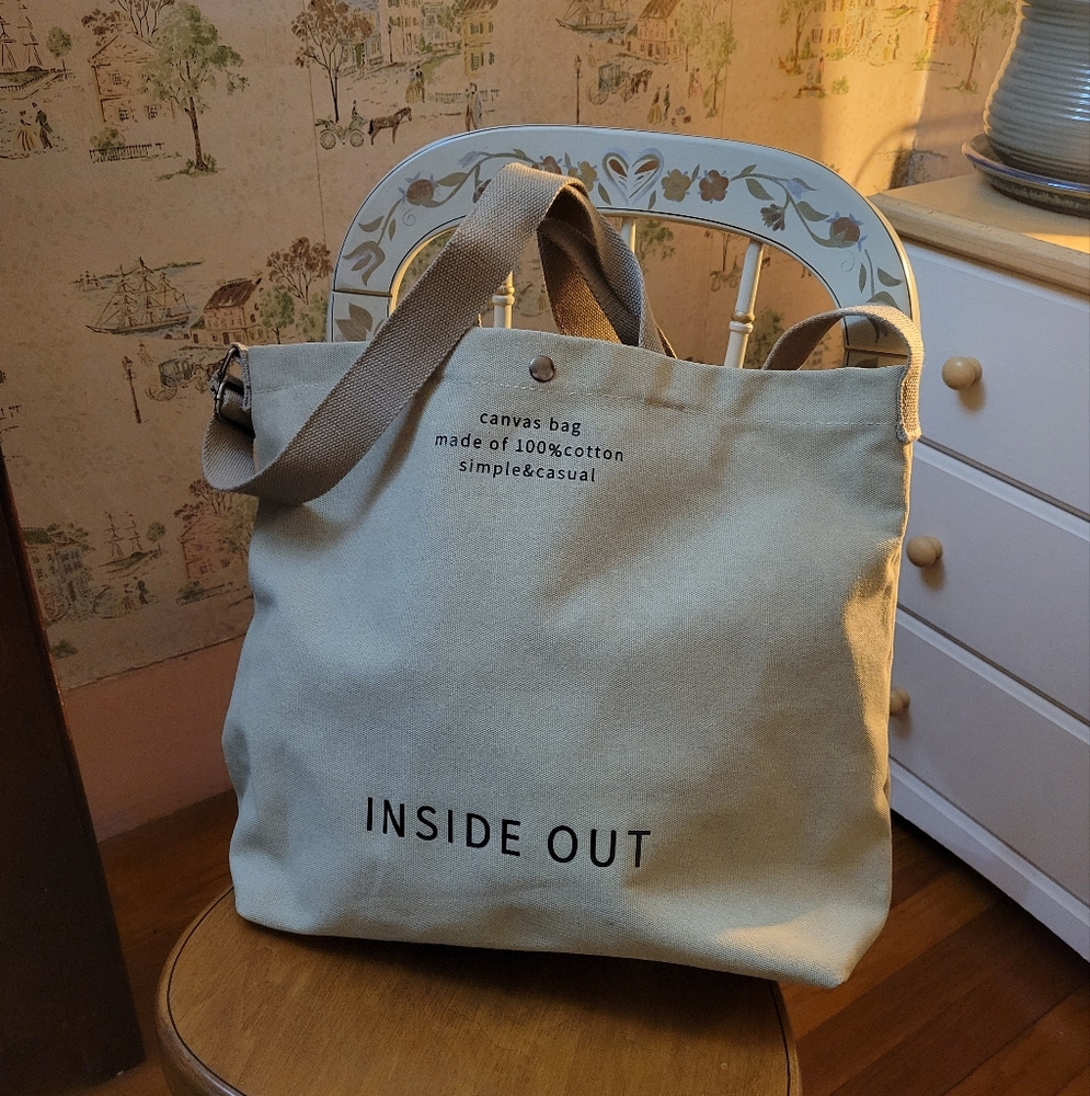 Casual Canvas Tote Bag
